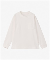 THE NORTH FACE/ザ・ノース・フェイス L/S Pocket Tee ロングスリーブポケットティー キッズ 長袖 Tシャツ ロンT ポケT NTJ82326 OW