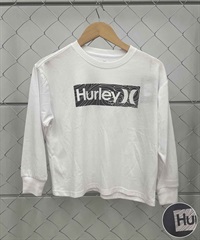 Hurley/ハーレー BOYS VORTEX BOX LOGO LONG SLEEB TEE キッズ 長袖Tシャツ BLS2332001