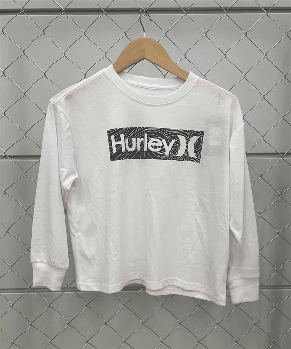 Hurley/ハーレー BOYS VORTEX BOX LOGO LONG SLEEB TEE キッズ 長袖Tシャツ BLS2332001
