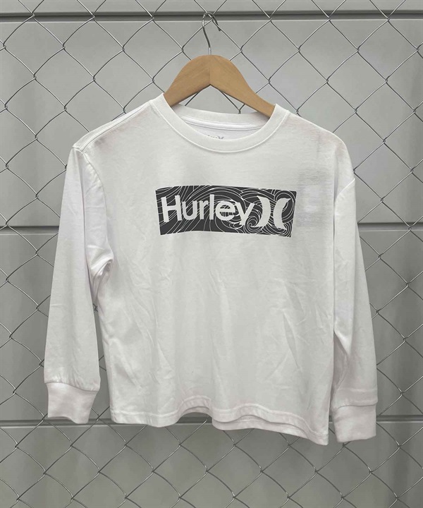 Hurley/ハーレー BOYS VORTEX BOX LOGO LONG SLEEB TEE キッズ 長袖Tシャツ BLS2332001