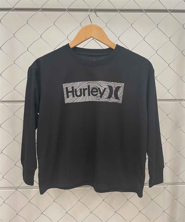 Hurley/ハーレー BOYS VORTEX BOX LOGO LONG SLEEB TEE キッズ 長袖Tシャツ BLS2332001