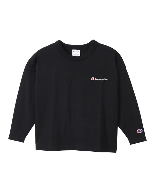 CHAMPION/チャンピオン キッズ 長袖 Tシャツ ワンポイント ロゴ CK-Y404