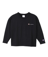 CHAMPION/チャンピオン キッズ 長袖 Tシャツ ワンポイント ロゴ CK-Y404(090-100cm)