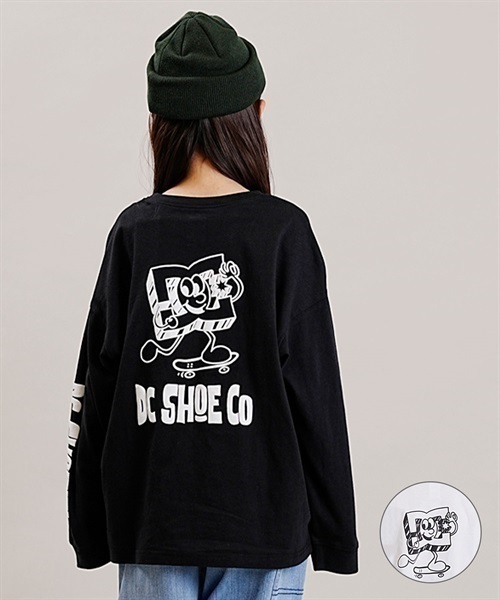 DC/ディーシー 23 KD PLAYTIME LS23 キッズ プレイタイム ロングスリーブ ロングTシャツ スケートボード YLT234541