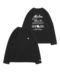 NEW ERA/ニューエラ キッズ Youth 長袖 コットン Tシャツ Archive Logo ブラック 13755268