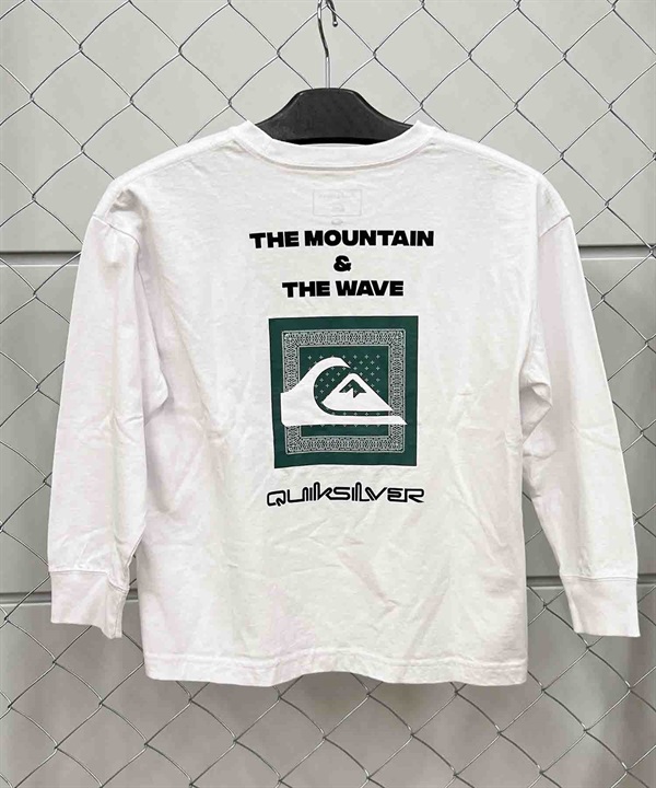 QUIKSILVER/クイックシルバー バンダナ ロンTシャツ キッズ ムラサキスポーツ別注 KLT234615M