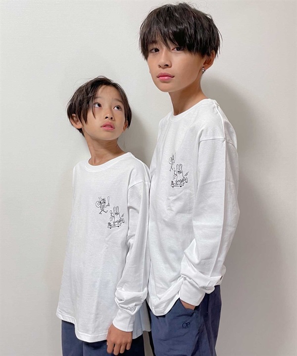 OP/オーピー キッズ ジュニア 長袖 Tシャツ ロンT DTEE 583073 RIY コラボレーション