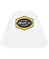 RVCA ルーカ BD045-P05 キッズ ジュニア 長袖 Tシャツ 130cm～160cm KK1 B18(WHT-130)