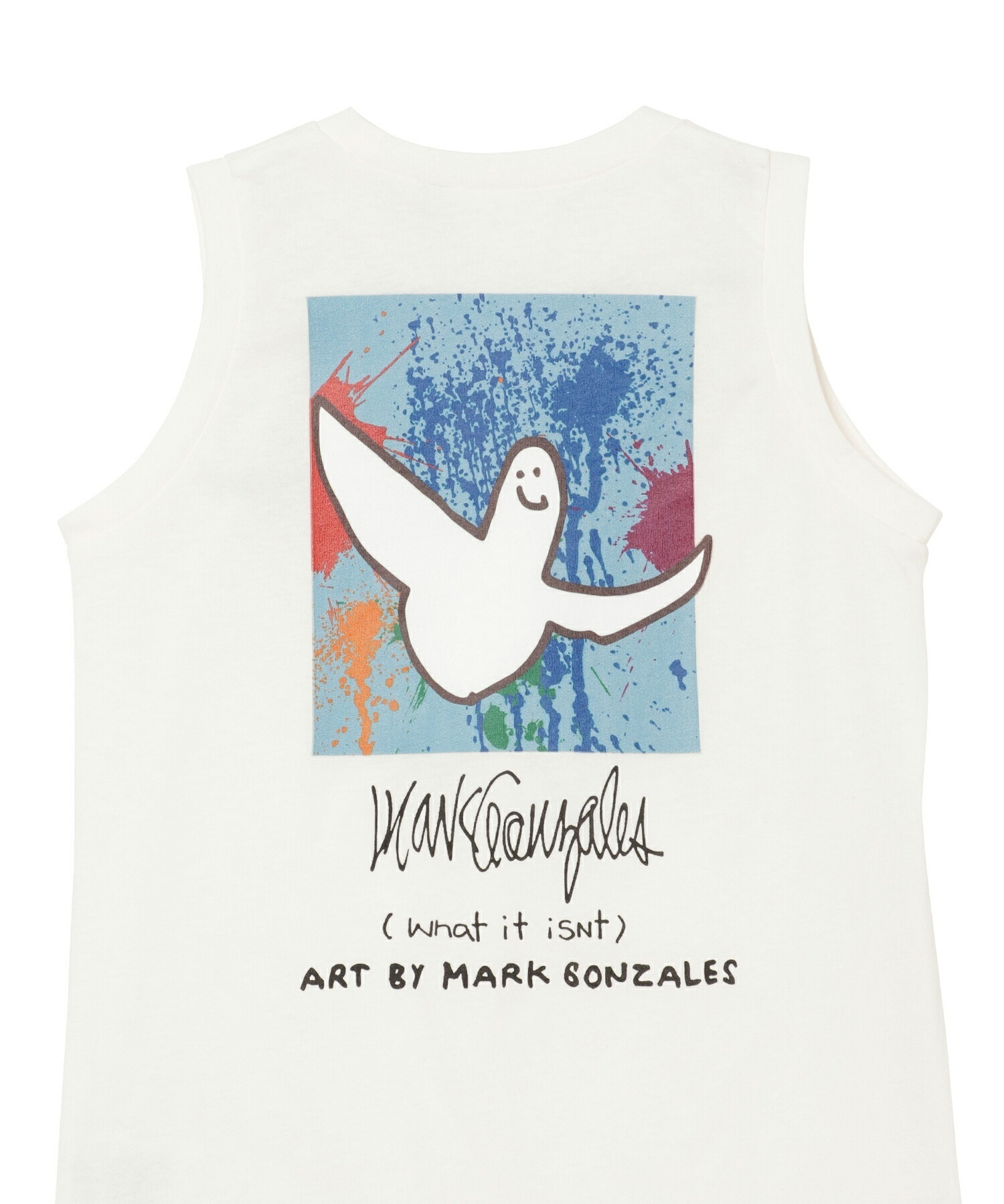 What it isNt ART BY MARKGONZALES/ワット イット イズント マークゴンザレス キッズ タンクトップ DESI 47130427(BK-130)