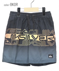 QUIKSILVER クイックシルバー EQBJV03434 キッズ ユース ボーイズ トランクス 水着 ボードショーツ ロゴ 海水パンツ