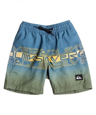 QUIKSILVER クイックシルバー EQKJV03237 キッズ ユース ボーイズ トランクス 水着 ボードショーツ ロゴ KX1 E1