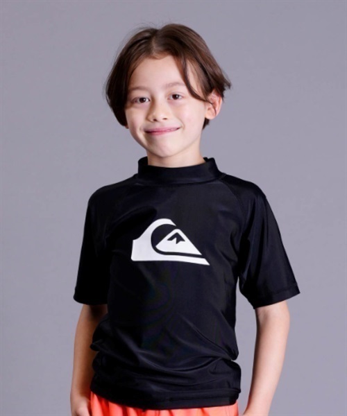 QUIKSILVER クイックシルバー ALL TIME SR YOUTH KLY231022 キッズ ユース ラッシュガード 半袖 UVカット 速乾  KX1 E18｜ムラサキスポーツオンラインショップ 通販