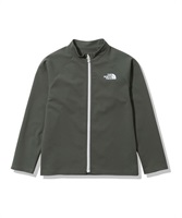 THE NORTH FACE ザ・ノース・フェイス NTJ12340 キッズ ユース ラッシュガード 長袖 ジップアップ UVカット 水陸両用 ユーティリティ KK2 E18