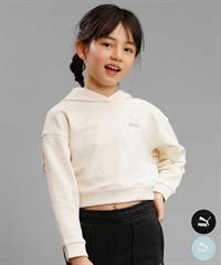 PUMA プーマ BETTER CLASSICS キッズ ジュニア プルオーバー パーカー フーディ スウェット ガールズ フーディー 624454(01-128cm)
