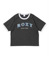 ROXY ロキシー TST232107 ジュニア ガールズ トップス カットソー Tシャツ 半袖 130cm～150cm KK E25(BKBL-130cm)