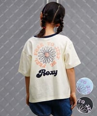 ROXY ロキシー MINI FEEL FREE ミニ フィール フリー キッズ Tシャツ 親子コーデ TST241117(OWT-130cm)