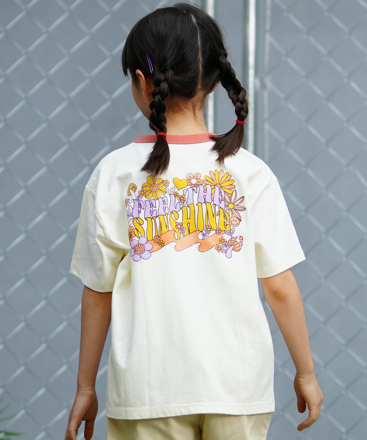 ROXY ロキシー キッズ Tシャツ 半袖 バックプリント 親子コーデ