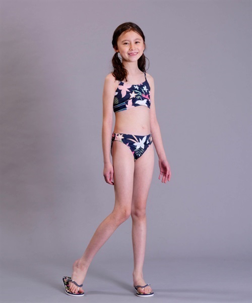ROXY ロキシー VACAY FOR LIFE CROP TOP SET GRGX203057 キッズ ユース ガールズ 水着 ビキニ セット セパレートタイプ KX1 E18|ムラサキスポーツオンラインショップ 通販 ROXY 水着 ビニキ
