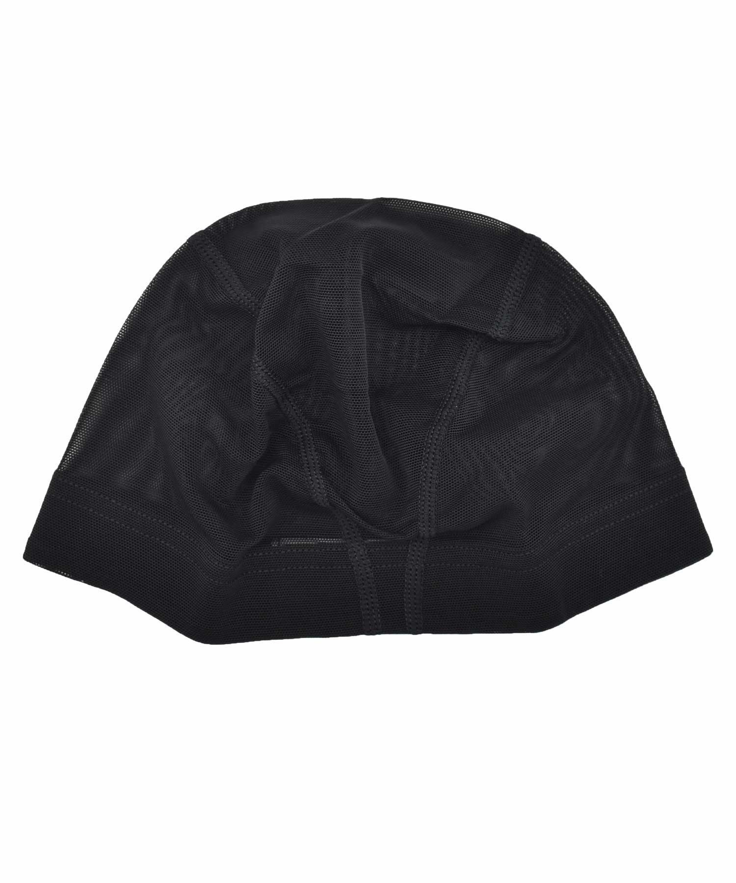 BRASH DENNY ブラッシュデニー 水着 水泳帽 メッシュキャップ キッズ ジュニア 30-3000(BLK-M)