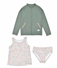 WOODS ウッズ 子供用 水着 ３点セット キッズ ジュニア 386510 ムラサキスポーツ限定