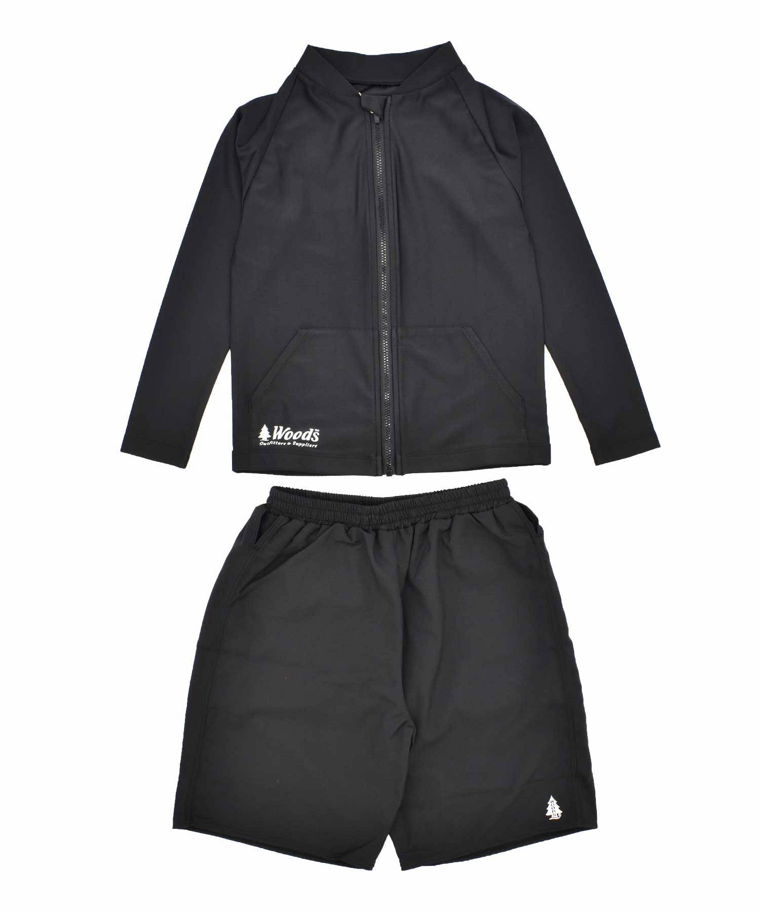 WOODS ウッズ 水着 2点セット キッズ ジュニア ジェンダーレス 386600