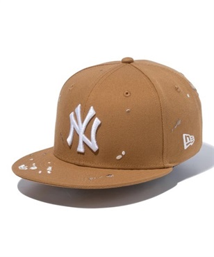 NEW ERA/ニューエラ Youth 9FIFTY Splash Embroidery ニューヨーク・ヤンキース ウィート キッズ キャップ 13762757