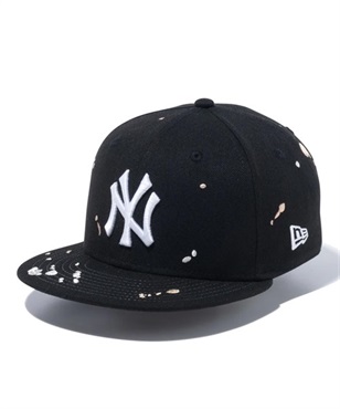 NEW ERA/ニューエラ Youth 9FIFTY Splash Embroidery ニューヨーク・ヤンキース ブラック キッズ キャップ 13762758