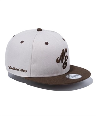 NEW ERA/ニューエラ Youth 9FIFTY Classic Logo クラシックロゴ ストーン ウォルナットバイザー キッズ キャップ 13762776