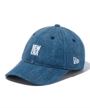 NEW ERA/ニューエラ Youth 9TWENTY Denim スクエアロゴ ウォッシュドデニム キッズ キャップ 13762811