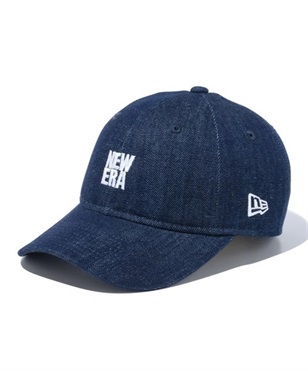 NEW ERA/ニューエラ Youth 9TWENTY Denim スクエアロゴ インディゴデニム キッズ キャップ 13762812