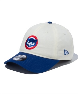 NEW ERA/ニューエラ Youth 9TWENTY MLB 2-Tone シカゴ・カブス クロームホワイト ライトロイヤルバイザー キッズ キャップ 13762837