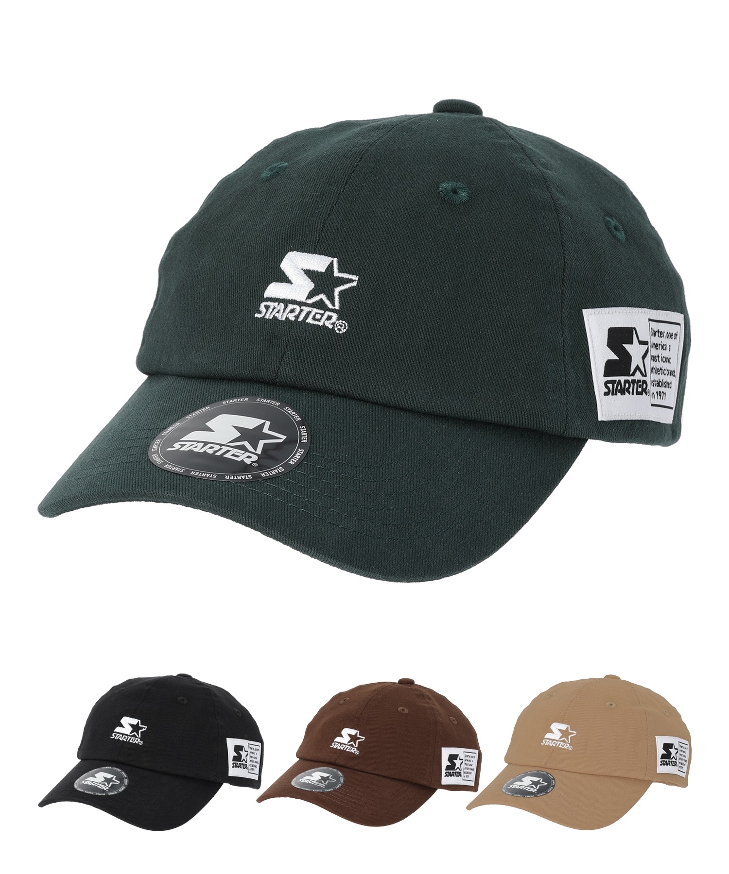 STARTER スターター CAP  ST-LCPK02 キッズ キャップ(BROWN-F)