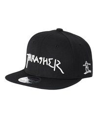 THRASHER スラッシャー CAP  K-THR-C02K キッズ キャップ(BK/WT-F)