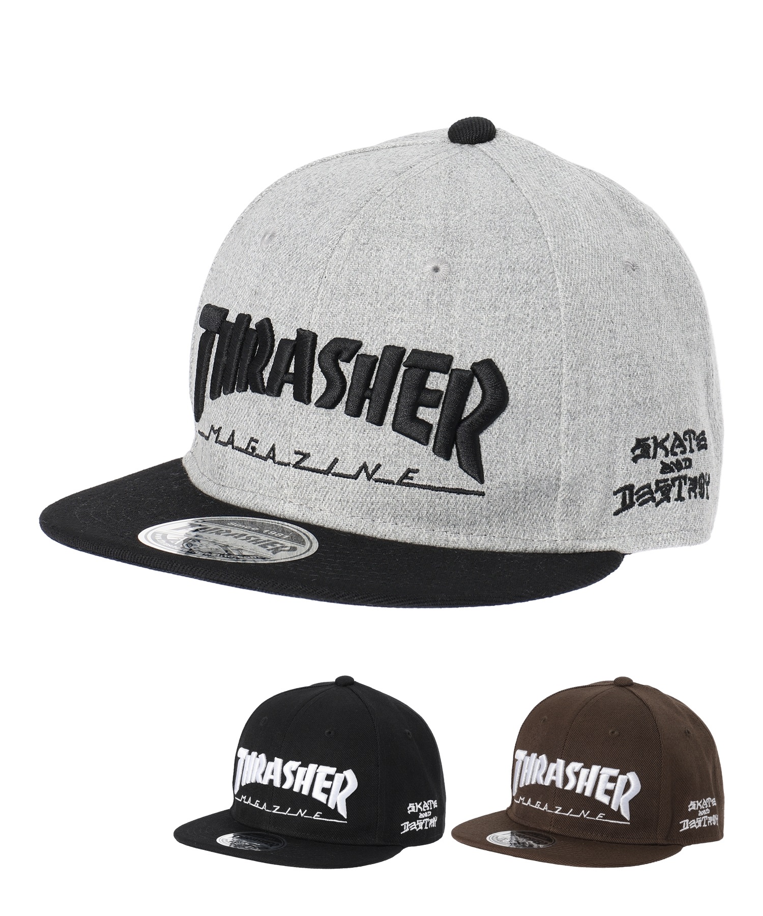 THRASHER スラッシャー CAP K-THR-C03K キッズ キャップ 帽子