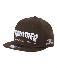 THRASHER スラッシャー CAP  K-THR-C03K キッズ キャップ(D.BRN-F)