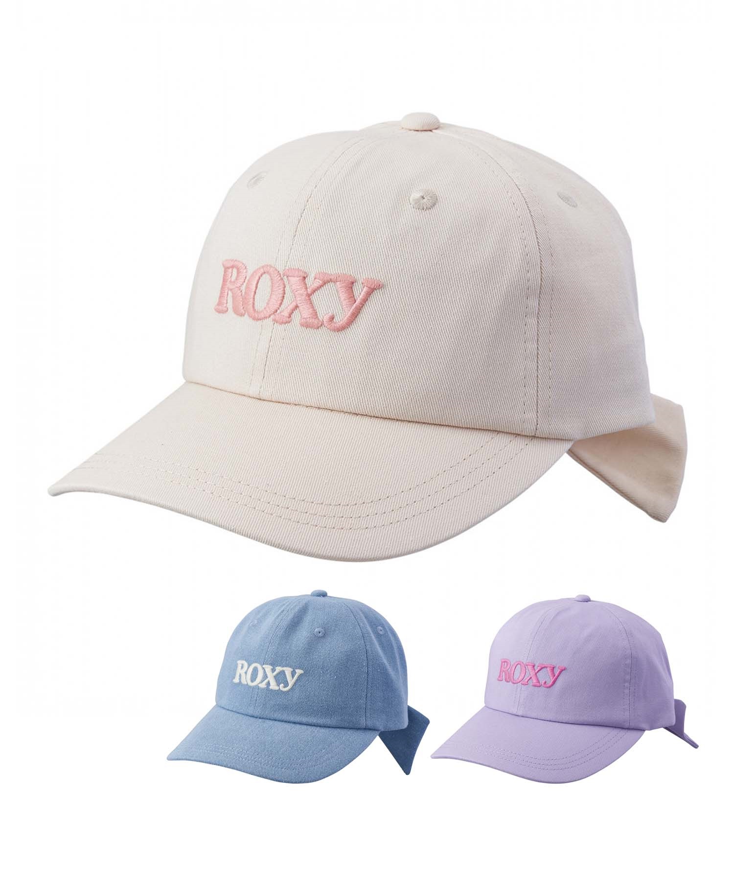 ROXY ロキシー MINI SPRING HUMMING ミニ スプリング ハミング キッズ キャップ リボン 刺しゅう ロゴ TCP241124(BEG-FREE)