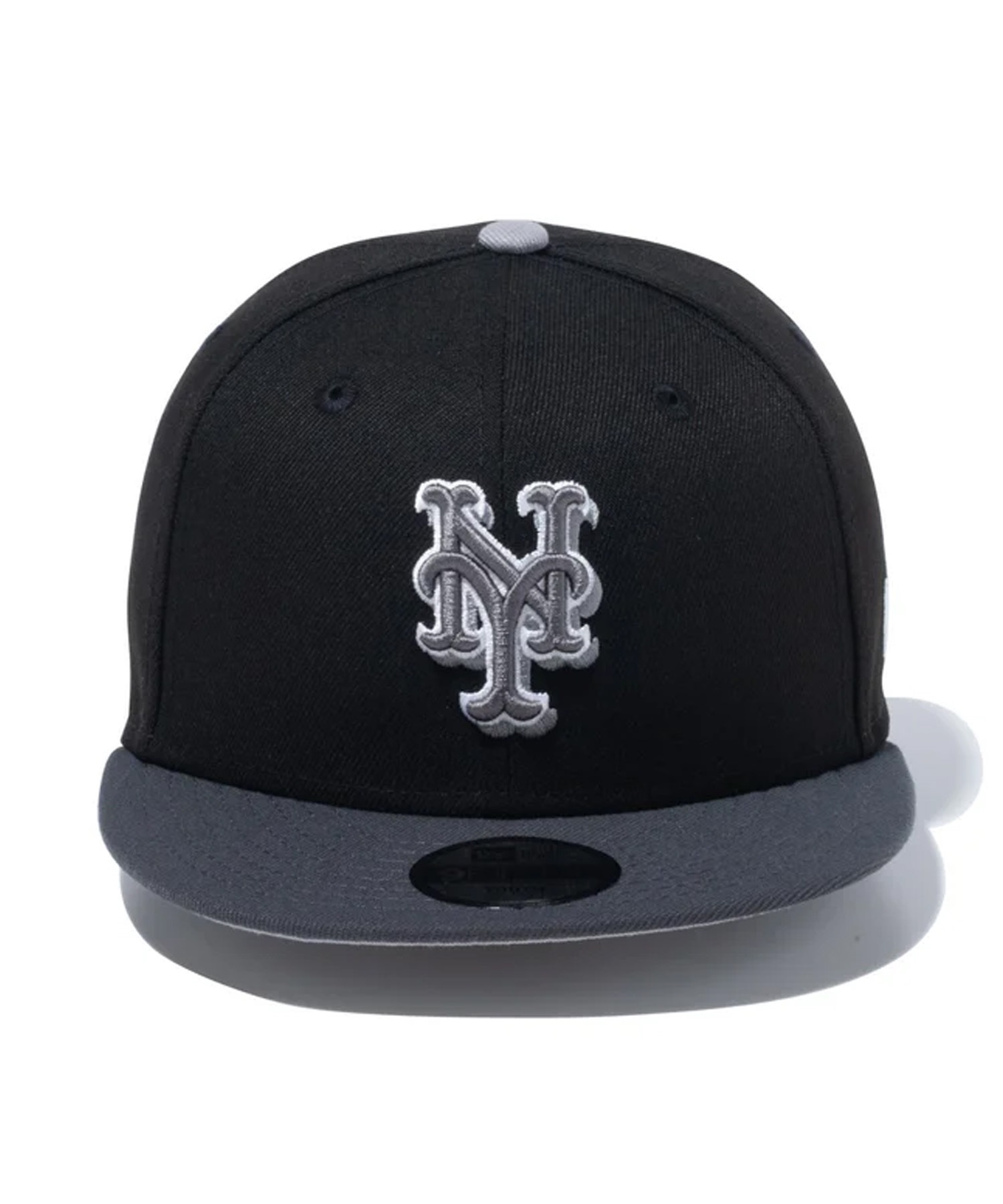 NEW ERA ニューエラ Youth 9FIFTY SHADOW ニューヨーク・メッツ ブラック ダークグラファイトバイザー キッズ キャップ 帽子 14111888(ONECOLOR-YTH)