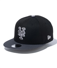 NEW ERA ニューエラ Youth 9FIFTY SHADOW ニューヨーク・メッツ ブラック ダークグラファイトバイザー キッズ キャップ 帽子 14111888