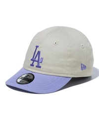 NEW ERA ニューエラ My 1st 9TWENTY 2-Tone ロサンゼルス・ドジャース ストーン ラベンダーバイザー キッズ ベビー キャップ 帽子 14111978