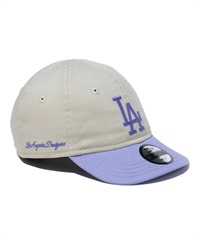 NEW ERA ニューエラ My 1st 9TWENTY 2-Tone ロサンゼルス・ドジャース ストーン ラベンダーバイザー キッズ ベビー キャップ 帽子 14111978(ONECOLOR-ONESIZE)