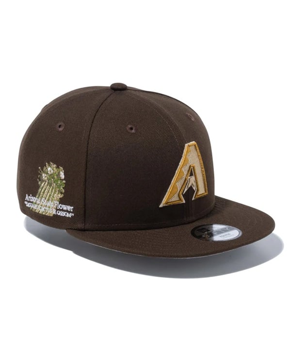 NEW ERA ニューエラ Youth 9FIFTY MLB State Flowers アリゾナ・ダイヤモンドバックス ウォルナット キッズ キャップ 帽子 14111901