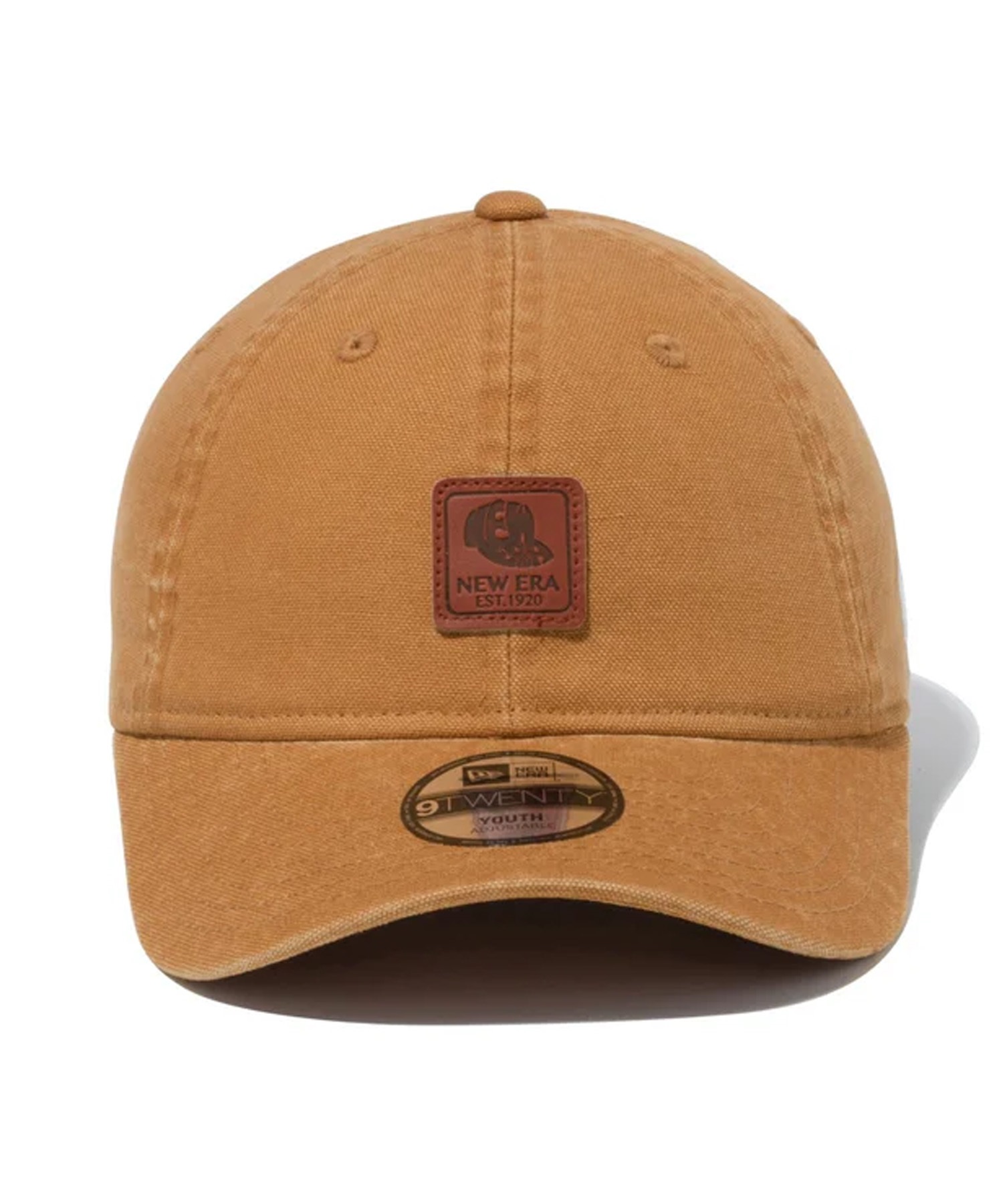 NEW ERA ニューエラ Youth 9TWENTY Leather Patch ダック