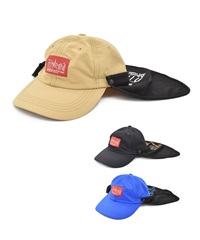 Manhattan Portage マンハッタンポーテージ キッズ キャップ KIDS SUNSHADE CAP MP256(BLACK-54cm)