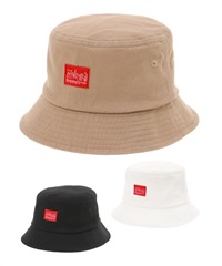 Manhattan Portage/マンハッタンポーテージ Kids Twill Bucket Hat キッズ バケットハット バケハ 帽子 MP231(BK/RD-54cm)
