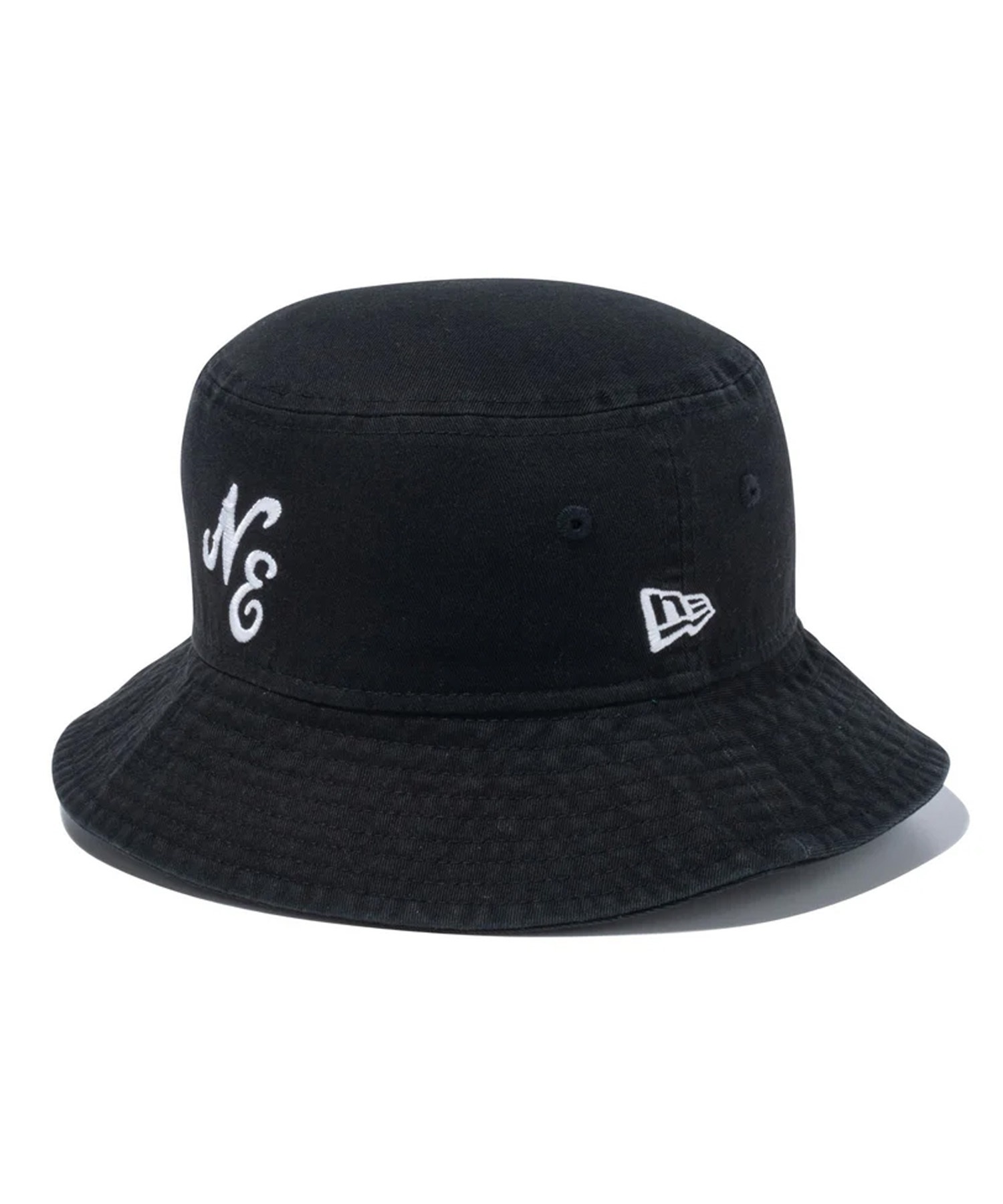 NEW ERA ニューエラ Kid's バケット01 Classic Logo ブラック キッズ ハット バケハ 帽子 14111990(BLK-ML)