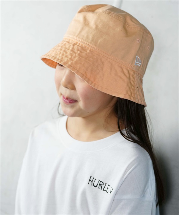 NEW ERA ニューエラ Kid's バケット01 PEACH キッズ バケットハット バケハ 帽子 14324468 ムラサキスポーツ限定