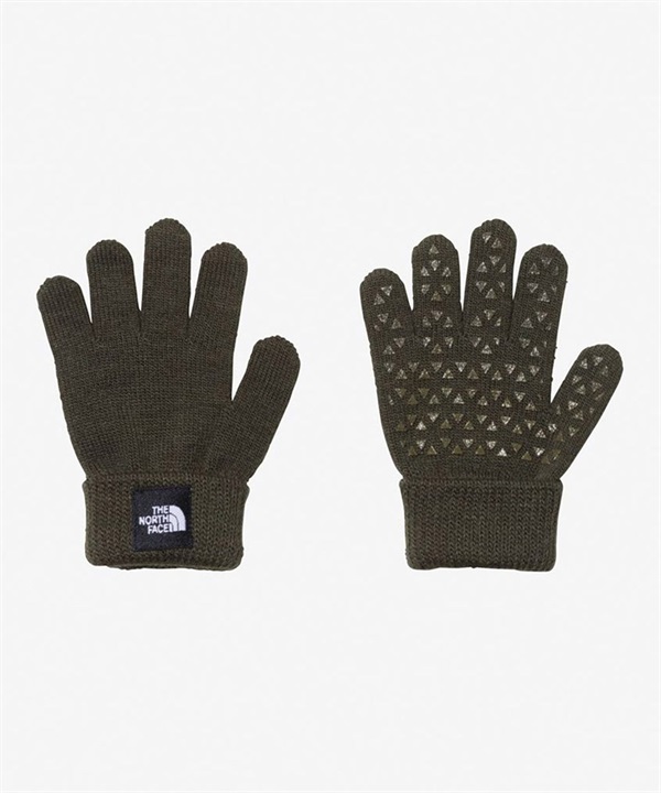 THE NORTH FACE/ザ・ノース・フェイス Kids’ Knit Glove ニットグローブ キッズ 手袋 ニュートープ NNJ62200 NT