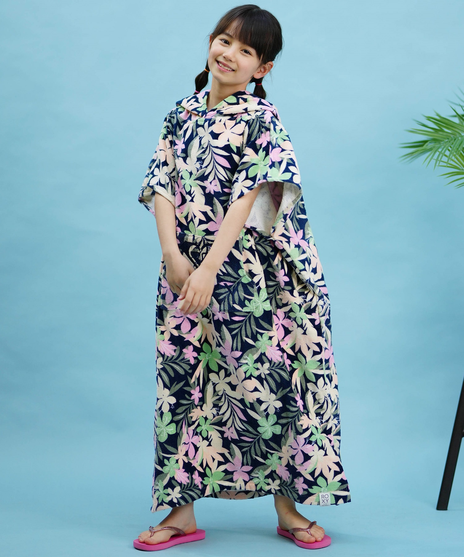 ROXY 着替えタオル ROXY ロキシー キッズ お着替えタオル ラップタオル ERGAA03193