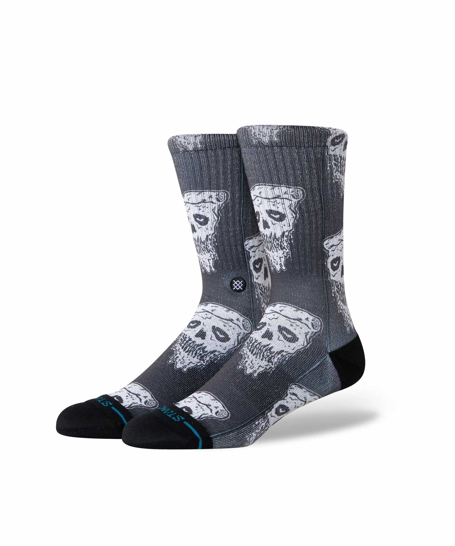 STANCE スタンス キッズ ジュニア ソックス 靴下 KIDS PIZZA FACE K556A24PIZ#BLK(BLACK-L)
