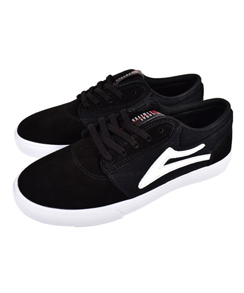 LAKAI ラカイ GRIFFIN KIDS グリフィン キッズ OSLKCLGFKBKWT ジュニア シューズ スニーカー 運動靴 子供靴 19.0cm～24.0cm HH1 H15(BLACKWHITESUEDE-19.0cm)